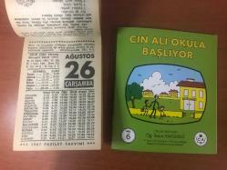 26 Ağustos 1987 orijinal Fazilet takvim yaprağı (Cin Ali kitabı hediyeli:)