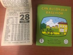 28 Ağustos 1987 orijinal Fazilet takvim yaprağı (Cin Ali kitabı hediyeli:)