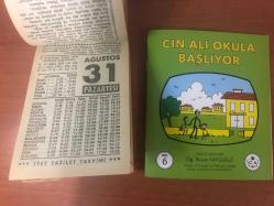 31 Ağustos 1987 orijinal Fazilet takvim yaprağı (Cin Ali kitabı hediyeli:)