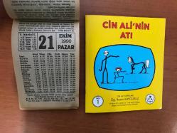21 Ekim 1990 orijinal Fazilet takvim yaprağı (Cin Ali kitabı hediyeli :)