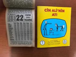 22 Ekim 1990 orijinal Fazilet takvim yaprağı (Cin Ali kitabı hediyeli :)