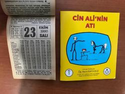 23 Ekim 1990 orijinal Fazilet takvim yaprağı (Cin Ali kitabı hediyeli :)