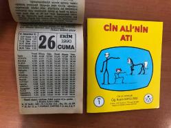 26 Ekim 1990 orijinal Fazilet takvim yaprağı (Cin Ali kitabı hediyeli :)