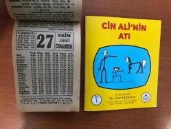 27 Ekim 1990 orijinal Fazilet takvim yaprağı (Cin Ali kitabı hediyeli :)