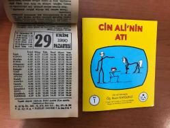 29 Ekim 1990 orijinal Fazilet takvim yaprağı (Cin Ali kitabı hediyeli :)