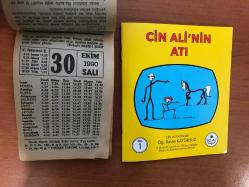30 Ekim 1990 orijinal Fazilet takvim yaprağı (Cin Ali kitabı hediyeli :)