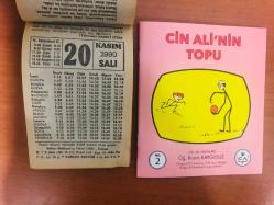 20 Kasım 1990 orijinal Fazilet takvim yaprağı (Cin Ali kitabı hediyeli :)