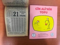 21 Kasım 1990 orijinal Fazilet takvim yaprağı (Cin Ali kitabı hediyeli :)