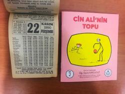 22 Kasım 1990 orijinal Fazilet takvim yaprağı (Cin Ali kitabı hediyeli :)