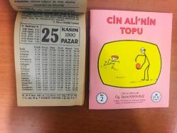 25 Kasım 1990 orijinal Fazilet takvim yaprağı (Cin Ali kitabı hediyeli :)