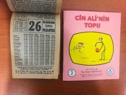 26 Kasım 1990 orijinal Fazilet takvim yaprağı (Cin Ali kitabı hediyeli :)