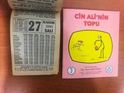 27 Kasım 1990 orijinal Fazilet takvim yaprağı (Cin Ali kitabı hediyeli :)