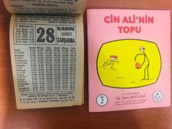28 Kasım 1990 orijinal Fazilet takvim yaprağı (Cin Ali kitabı hediyeli :)