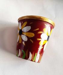 Dekoratif Saksı  ( Hand Made) Sukulent Kaktus Saksısı ; Masa üzeri Ataç vb koymak için kullanılabilir. Deliksizdir. Delik Açma yeri vardır.