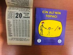 20 Ocak 1990 orijinal Fazilet takvim yaprağı (Cin Ali kitabı hediyeli :)