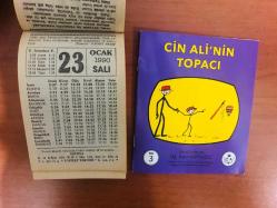 23 Ocak 1990 orijinal Fazilet takvim yaprağı (Cin Ali kitabı hediyeli :)