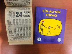 24 Ocak 1990 orijinal Fazilet takvim yaprağı (Cin Ali kitabı hediyeli :)