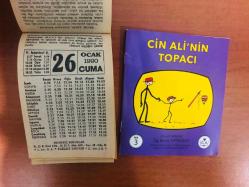 26 Ocak 1990 orijinal Fazilet takvim yaprağı (Cin Ali kitabı hediyeli :)