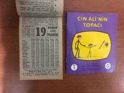 19 Şubat 1990 orijinal Fazilet takvim yaprağı (Cin Ali kitabı hediyeli :)