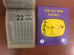 22 Şubat 1990 orijinal Fazilet takvim yaprağı (Cin Ali kitabı hediyeli :)