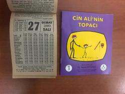 27 Şubat 1990 orijinal Fazilet takvim yaprağı (Cin Ali kitabı hediyeli :)