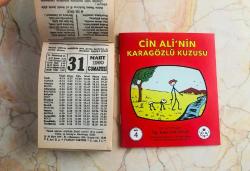 31 Mart 1990 orijinal Fazilet takvim yaprağı (Cin Ali kitabı hediyeli :)