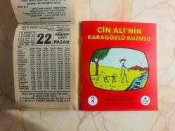 22 Nisan 1990 orijinal Fazilet takvim yaprağı (Cin Ali kitabı hediyeli :)