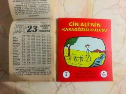 23 Nisan 1990 orijinal Fazilet takvim yaprağı (Cin Ali kitabı hediyeli :)
