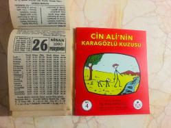 26 Nisan 1990 orijinal Fazilet takvim yaprağı (Cin Ali kitabı hediyeli :)