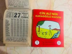 27 Nisan 1990 orijinal Fazilet takvim yaprağı (Cin Ali kitabı hediyeli :)