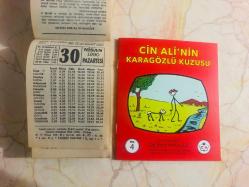 30 Nisan 1990 orijinal Fazilet takvim yaprağı (Cin Ali kitabı hediyeli :)