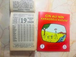 19 Mayıs 1990 orijinal Fazilet takvim yaprağı (Cin Ali kitabı hediyeli :)