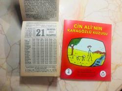 21 Mayıs 1990 orijinal Fazilet takvim yaprağı (Cin Ali kitabı hediyeli :)