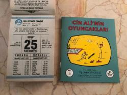 25 Şubat 1991 orijinal Diyanet takvim yaprağı (Cin Ali kitabı hediyeli :)