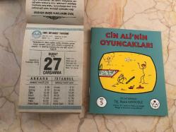 27 Şubat 1991 orijinal Diyanet takvim yaprağı (Cin Ali kitabı hediyeli :)