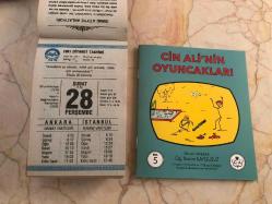 28 Şubat 1991 orijinal Diyanet takvim yaprağı (Cin Ali kitabı hediyeli :)