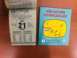 21 Nisan 1991 orijinal Diyanet takvim yaprağı (Cin Ali kitabı hediyeli :)