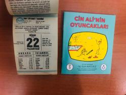 22 Nisan 1991 orijinal Diyanet takvim yaprağı (Cin Ali kitabı hediyeli :)