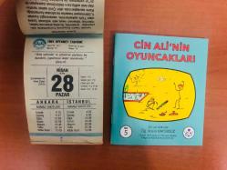 28 Nisan 1991 orijinal Diyanet takvim yaprağı (Cin Ali kitabı hediyeli :)
