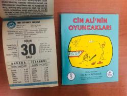 30 Nisan 1991 orijinal Diyanet takvim yaprağı (Cin Ali kitabı hediyeli :)