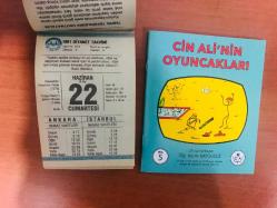 22 Haziran 1991 orijinal Diyanet takvim yaprağı (Cin Ali kitabı hediyeli :)