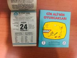 24 Haziran 1991 orijinal Diyanet takvim yaprağı (Cin Ali kitabı hediyeli :)
