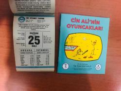 25 Haziran 1991 orijinal Diyanet takvim yaprağı (Cin Ali kitabı hediyeli :)