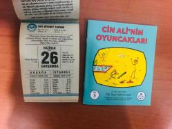 26 Haziran 1991 orijinal Diyanet takvim yaprağı (Cin Ali kitabı hediyeli :)