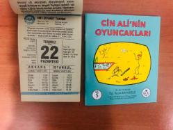 22 Temmuz 1991 orijinal Diyanet takvim yaprağı (Cin Ali kitabı hediyeli :)