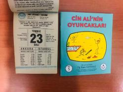 23 Temmuz 1991 orijinal Diyanet takvim yaprağı (Cin Ali kitabı hediyeli :)