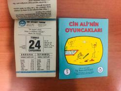 24 Temmuz 1991 orijinal Diyanet takvim yaprağı (Cin Ali kitabı hediyeli :)