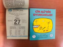 27 Temmuz 1991 orijinal Diyanet takvim yaprağı (Cin Ali kitabı hediyeli :)