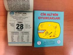 28 Temmuz 1991 orijinal Diyanet takvim yaprağı (Cin Ali kitabı hediyeli :)