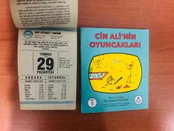 29 Temmuz 1991 orijinal Diyanet takvim yaprağı (Cin Ali kitabı hediyeli :)